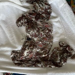 70s Paisley Pheasant Top Windsor